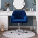 preview thumbnail 84 of 117, Corvus Braff Velvet Upholstered Adjustable Ergonomic Office Chair