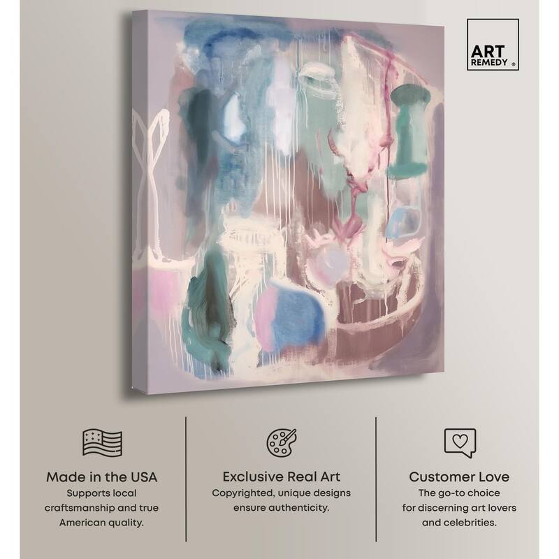 Silk and Satin I Canvas by Art Remedy, Gallery Wrapped