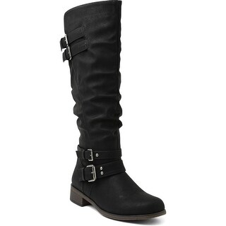 Shop XOXO Womens Motorcycle Boots Wide 