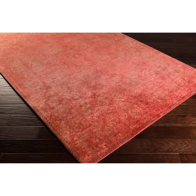 Hand-Tufted Linhope Oriental Wool Area Rug