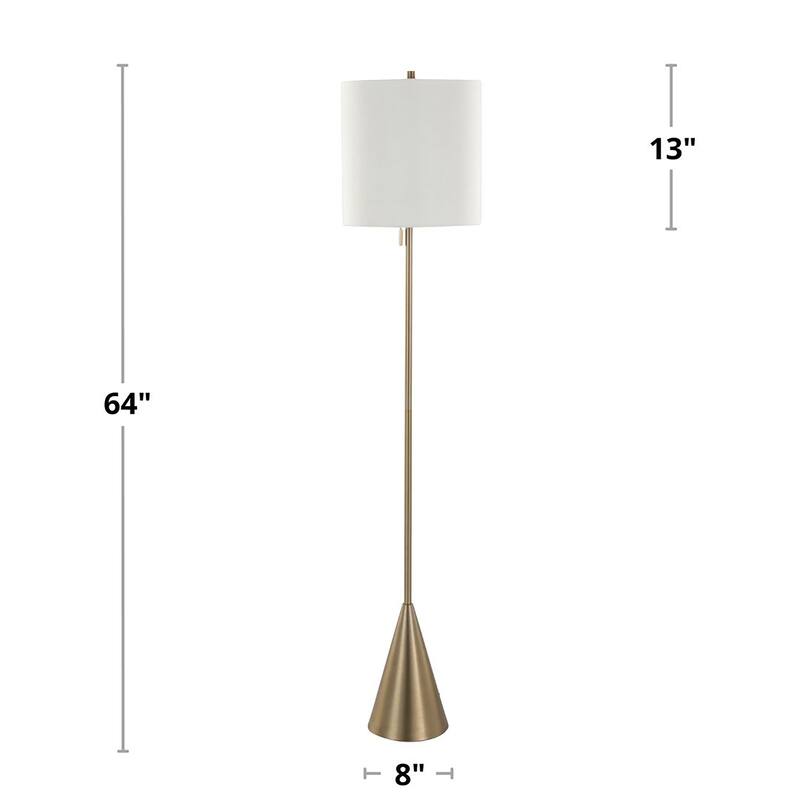 Porch & Den Connie 64" Metal Floor Lamp