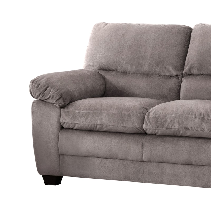 Contemporary Pillow Top Upholstered Living Room Sofa Set