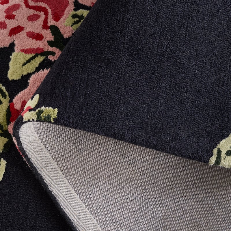 SAFAVIEH Handmade Jardin Kathchen French Country Floral Wool Rug
