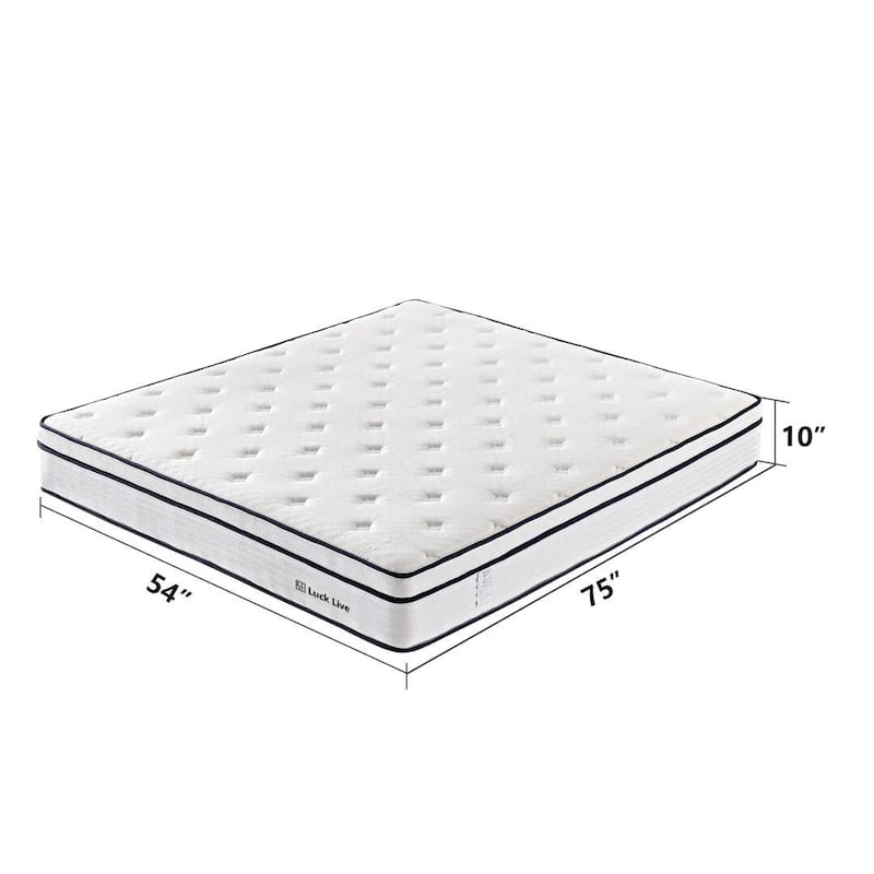 10 inch Gel Memory Foam Independent Bagged Spring Mattress in a Box