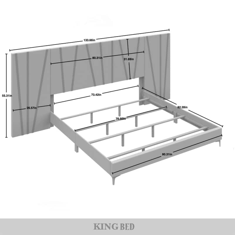 CraftPorch Contemporary Luxury 4-piece Bedroom Set