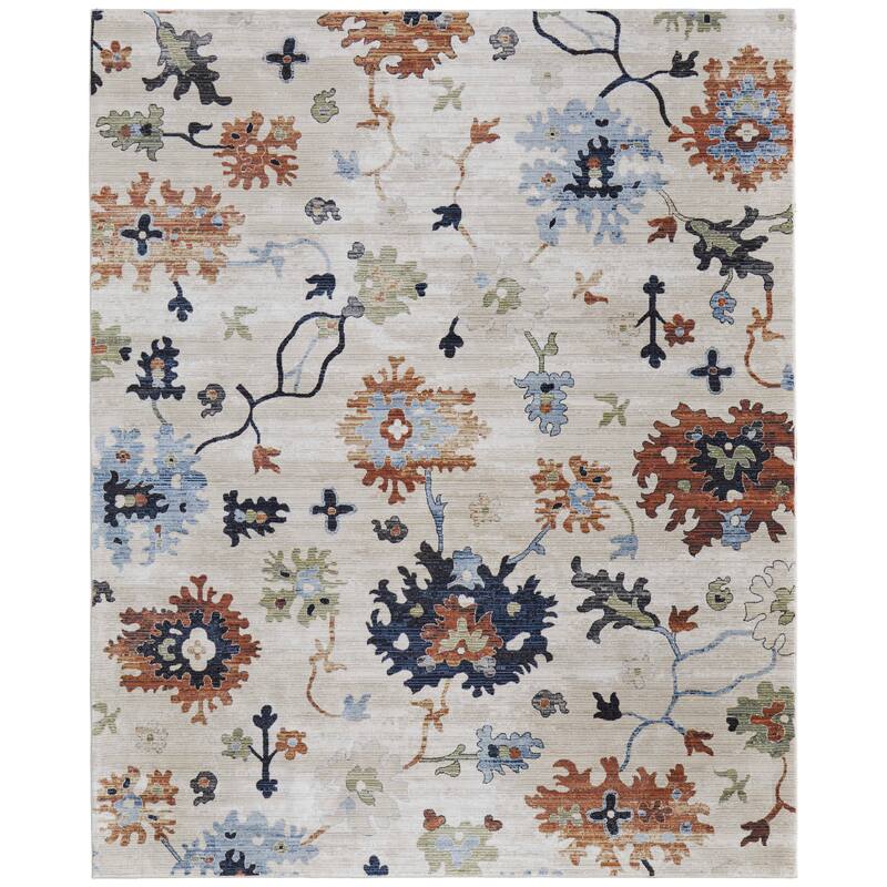 Melrose R39P1 Floral & Botanical Transitional Area Rug