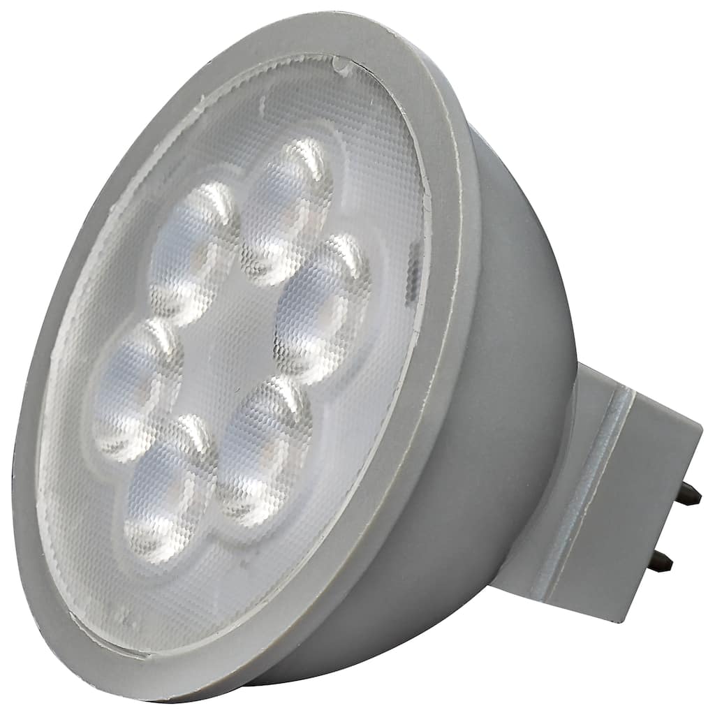 4.5 W MR16 LED Silver Finish 5000K GU5.3 Base 360L 12V - Gray