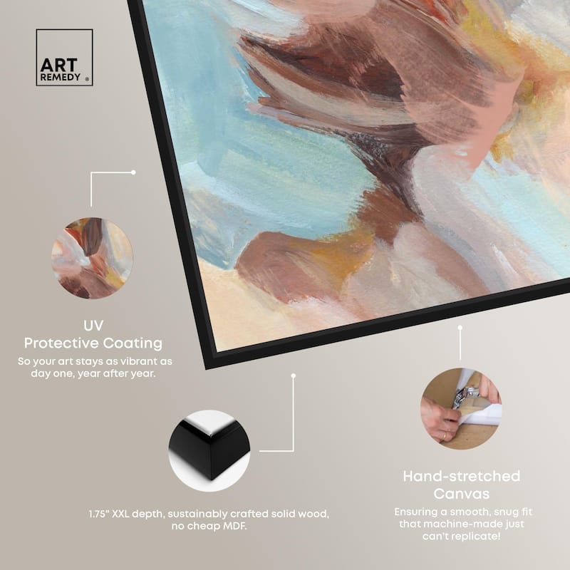 Layers of Colors II Canvas by Art Remedy