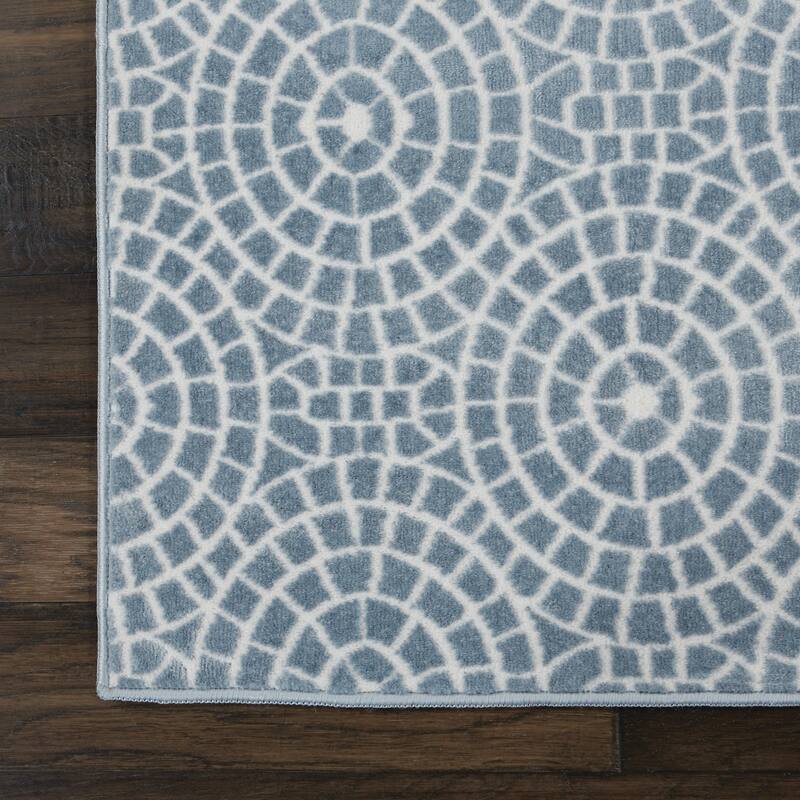 Nourison Urban Chic Modern Geometric Medallions Area Rug