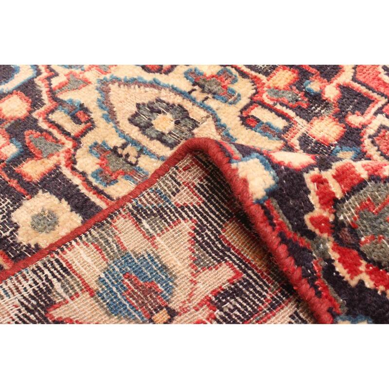 ECARPETGALLERY Hand-knotted Anatolian Red Wool Rug - 3'7 x 6'1