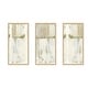 preview thumbnail 2 of 3, "Ivory Drift" Set of Three Framed Textured Wall Art - Multi-Color