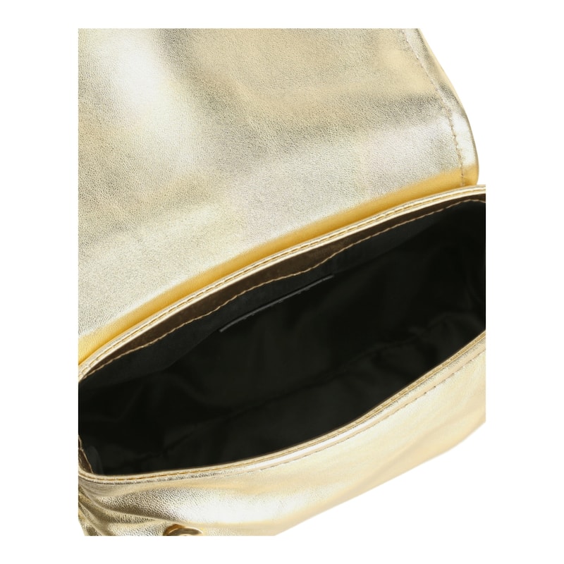 Moschino Logo-Lettering Metallic Crossbody Bag