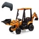 preview thumbnail 6 of 13, 4 in 1 Ride on Tractor, Excavator & Bulldozer & Removable Tent Yellow
