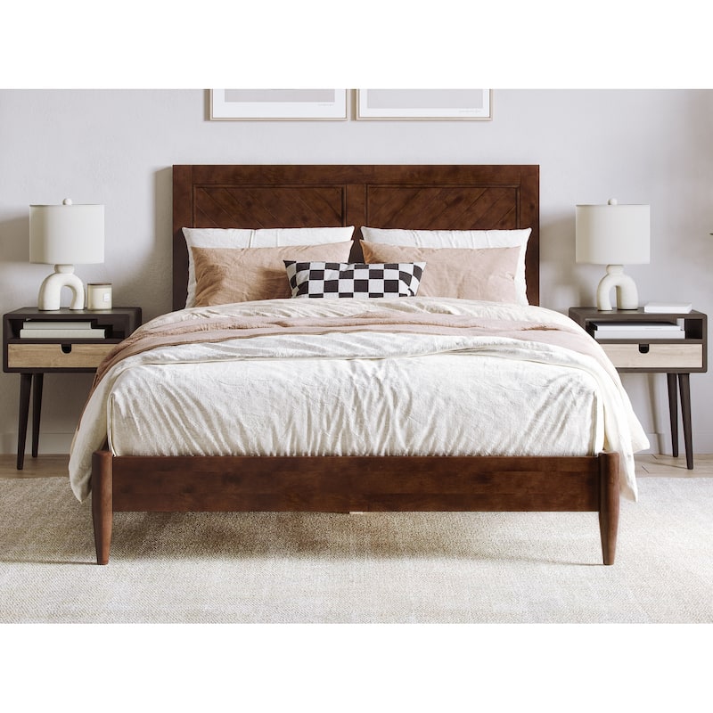 Berkshire Solid Wood Low Profile Platform Bed