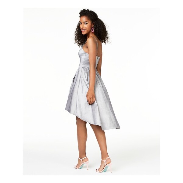 b darlin silver dress