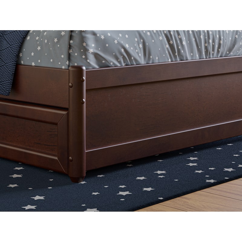 Barcelona Panel Platform Bed with Twin Trundle