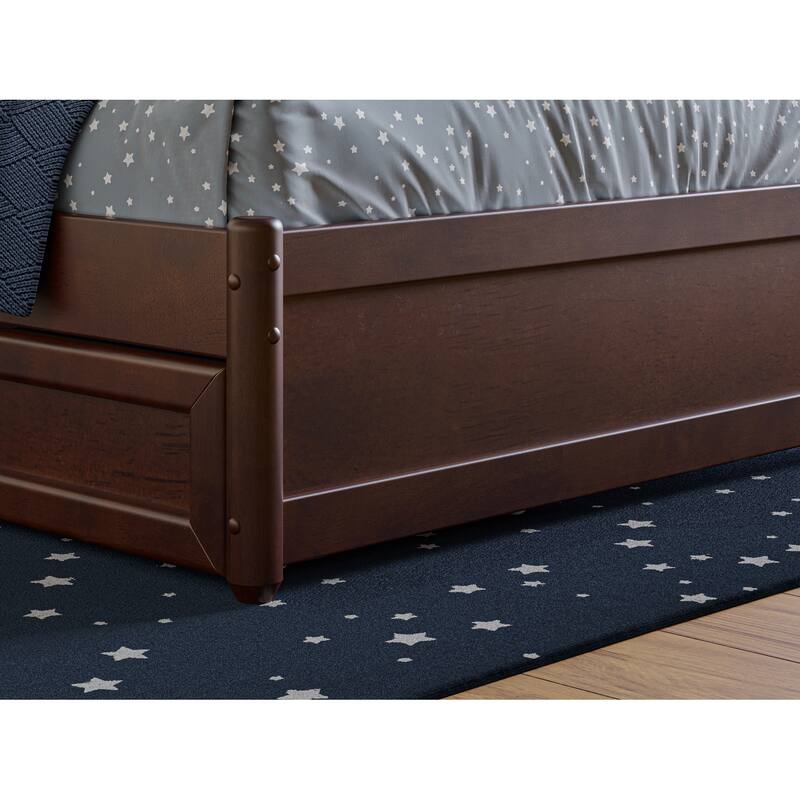Wesley Platform Bed with Panel Footboard and Storage Drawers