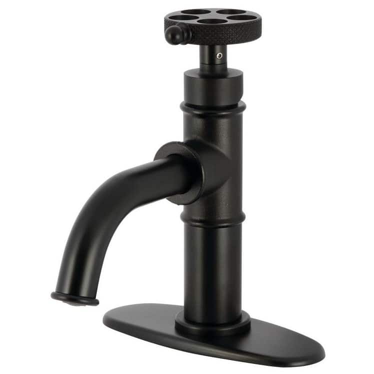 Kingston Brass KSD282.RKX Webb 1.2 GPM Single Hole Bathroom Faucet - Matte Black