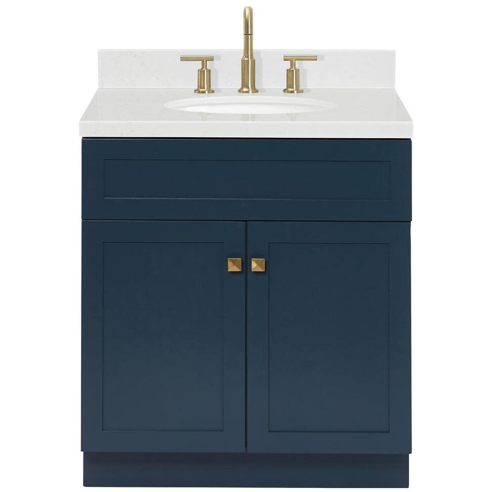 Ariel F030SCQOVO Hamlet 30" Free Standing Single Basin Vanity Set with