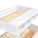 preview thumbnail 13 of 40, Twin over Full Bunk Bed with Shelfs, Storage Staircase and 2 Drawers