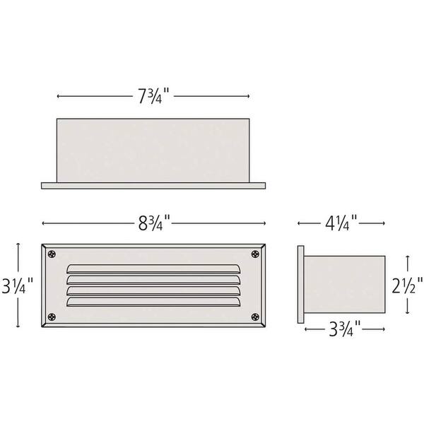 Hinkley Hardy Island Louvered Led Brick Light Low Voltage