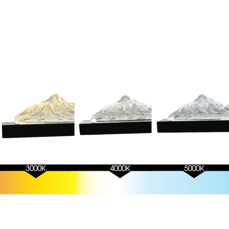 Himalayas Integrated LED Black Vanity Light
