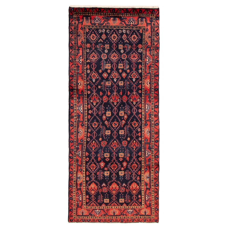 Andelz Navy Rug 4'0" x 10'1" - 4'0 x 10'1 - Dark Navy - 4'0 x 10'1