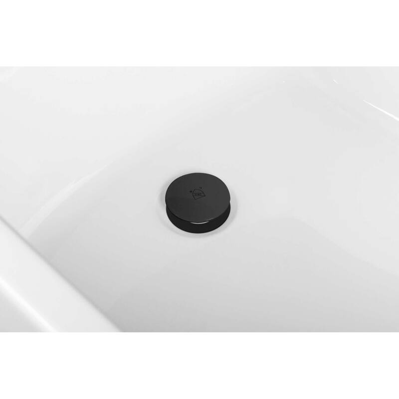 Peter Soaking Single Slipper Rectangular Bathtub in Glossy White