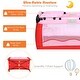 preview thumbnail 11 of 10, Pink Baby Crib Playpen Playard Pack Travel Infant Bed Foldable - 8.4'' x 25.6'' x 30''