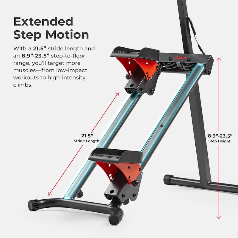 Sunny Health Foldable Smart Cardio Step Climber SF-S024035