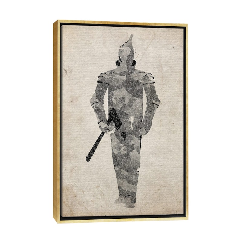 iCanvas "Tinman" by FisherCraft Framed Canvas Print - Gold - 26x18