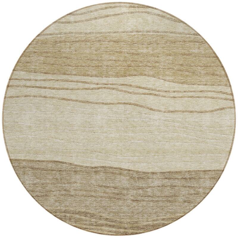 HomeRoots Striped Transitional Rectangle Outdoor Rug