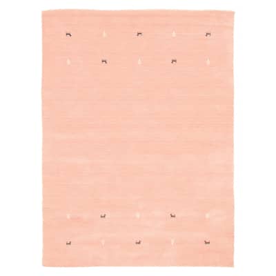 Kashkuli Gabbeh Pink Rug 5'5" x 7'5" - 5'5 x 7'5