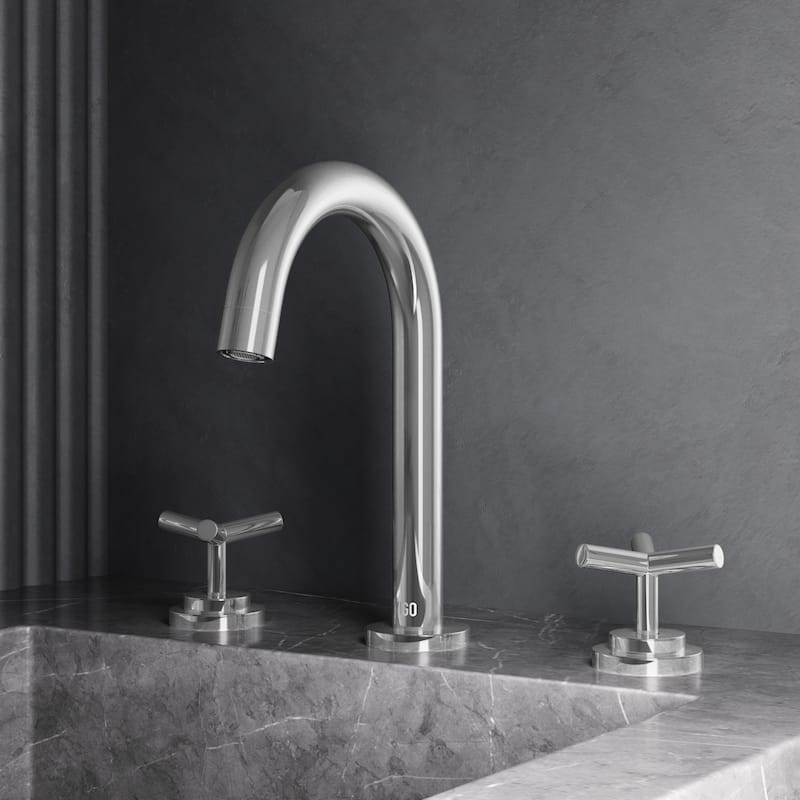 VIGO Jewel 9" H 2-Handle Widespread Bathroom Faucet