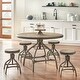 preview thumbnail 1 of 7, Simple Living Decker Adjustable Height Round 5-Piece Dining Set - 5-Piece Set