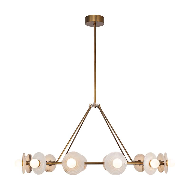 Alora Lighting CH346046 Dahlia 47" Wide LED Ring Chandelier