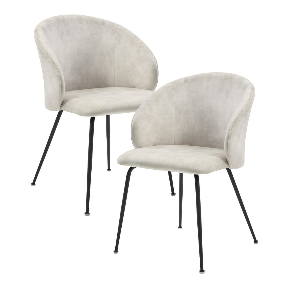 Fremont & Park Dalston Velvet Dining Chair (Set of 2)
