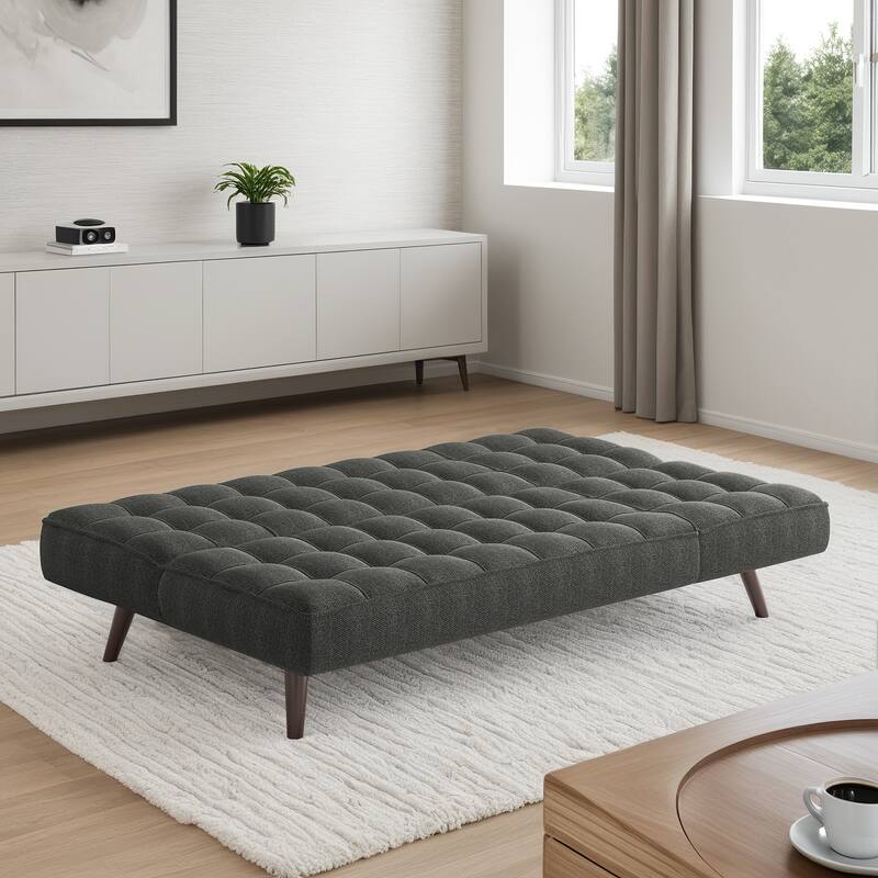 Halden Transitional Chenille Tufted Futon by iNSPIRE Q Modern