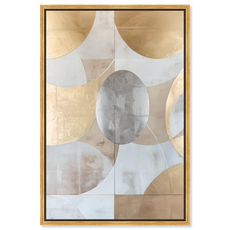 Golden Orb II Canvas by Art Remedy - 24" x 36" - Gold