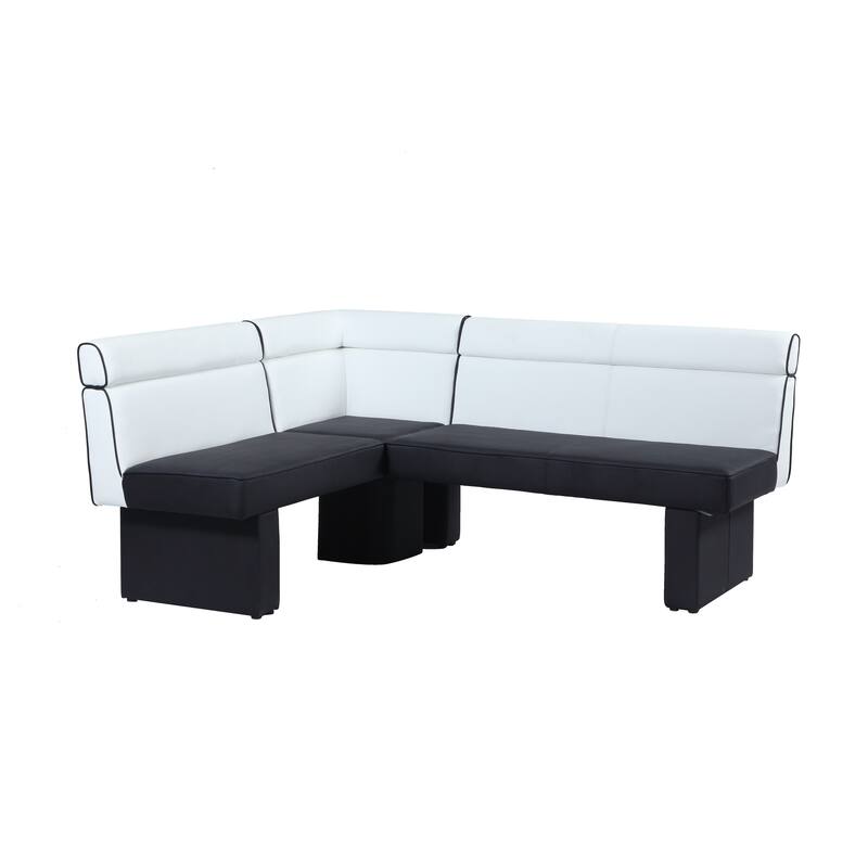 Somette 2-Tone Upholstered Reversible Nook