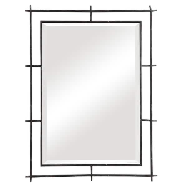 slide 2 of 6, Uttermost Ironworks Industrial Mirror