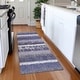 preview thumbnail 117 of 132, Premium Washable Super Soft Modern Ombre Stripe Mayfield Rug Purple - 2'3" x 7'6"