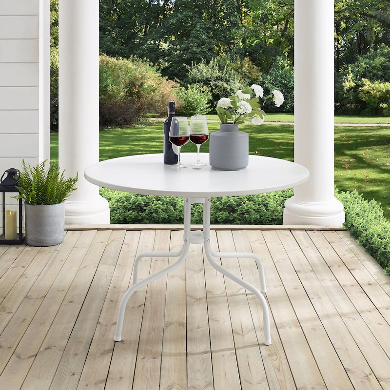 Crosley Griffith 40" Outdoor Dining Table - 39 "W x	39 "D x 25.38 "H