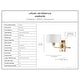 preview thumbnail 4 of 5, Luxury Transitional Wall Sconce, 11.75"H x 10"W, with Traditional Style, Olde Brass, BWP4131 by Urban Ambiance - 11.75