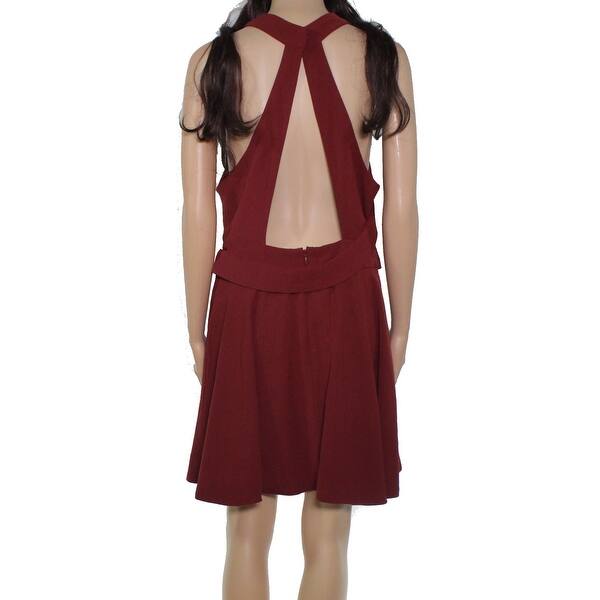 lulu burgundy dress