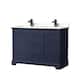 Option Dark Blue / White Quartz Top / Matte Black