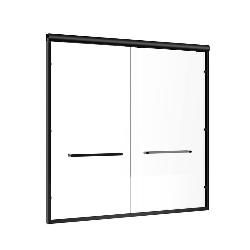 Aluminum Frame Double Sliding Shower Door