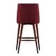preview thumbnail 22 of 28, Sasha Espresso Barrel Back Counter Stools (Set of 2) iNSPIRE Q Modern