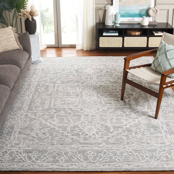 slide 2 of 15, SAFAVIEH Handmade Ebony Aija Modern Wool Rug