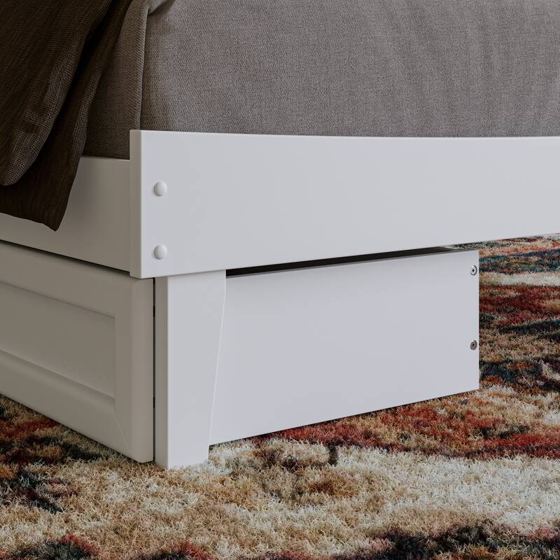 Phoenix Wood Platform Bed with Storage Drawers